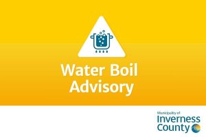 Whycocomagh Water System Boil Water Advisory | Municipality of the