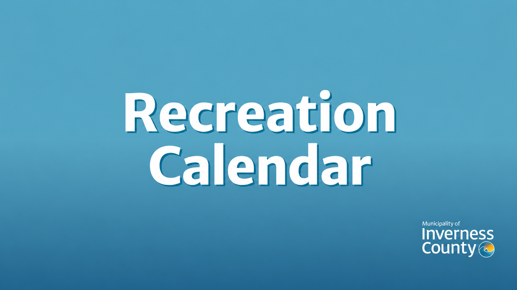 Recreation Calendar